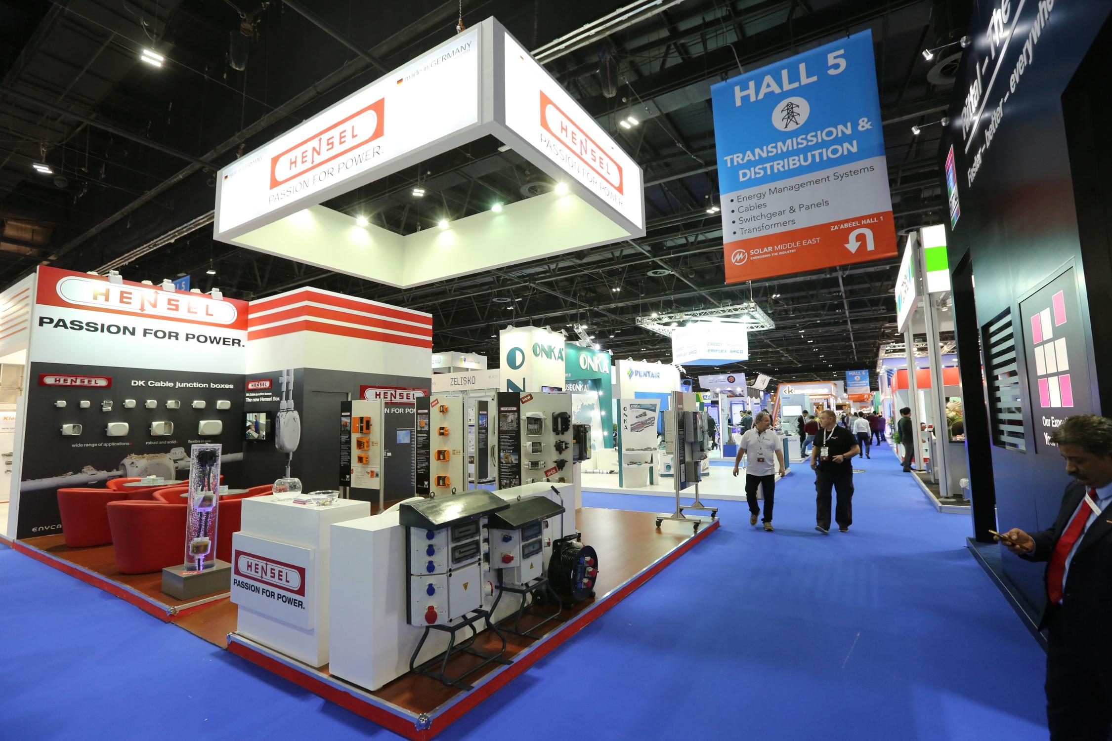 HENSAL Passion for Power Exhibition Booth Design and fabrication in Dubai